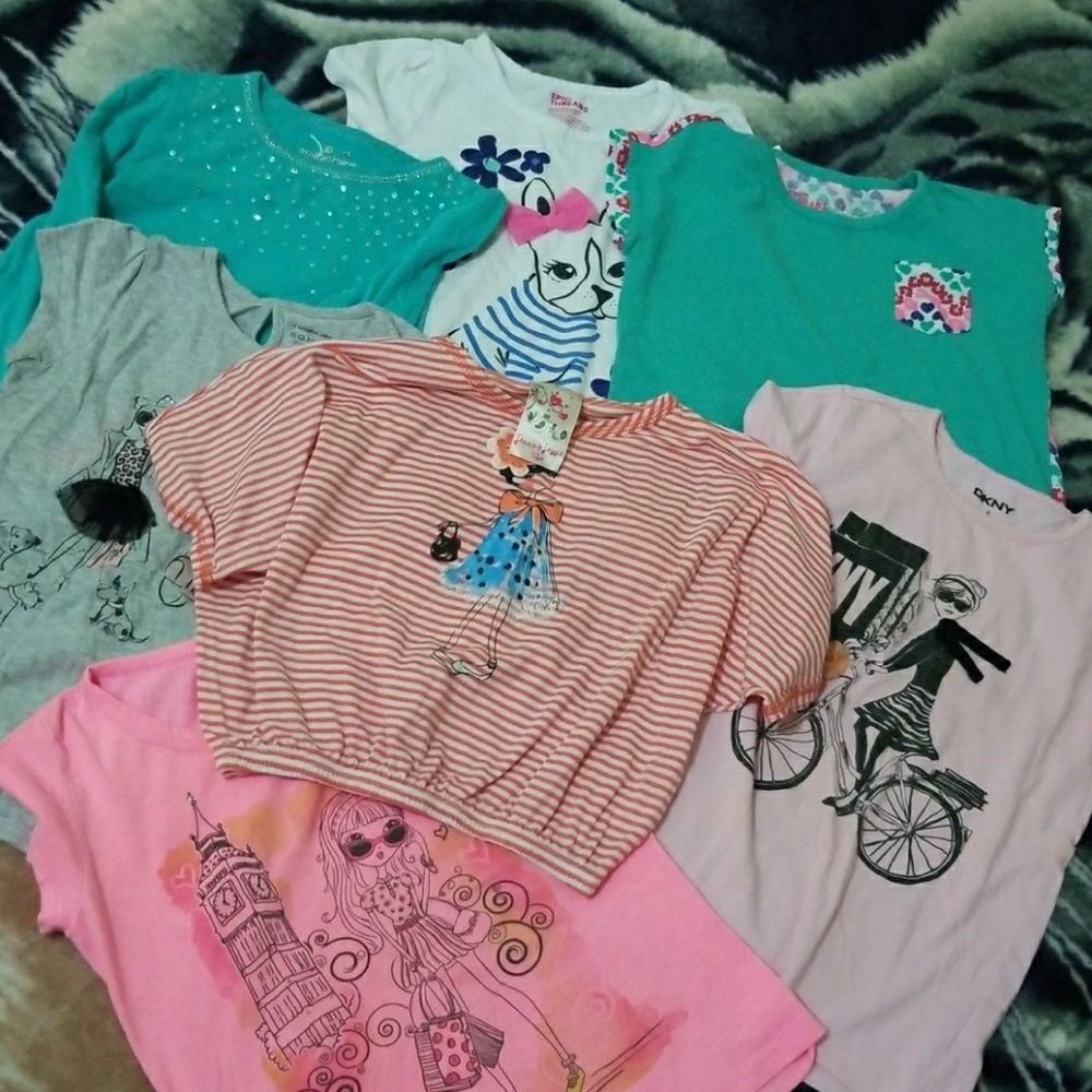 Size 6 girls shirt lot